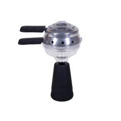 Amy Deluxe Μπολ Ναργιλέ με Διαχειριστή Θερμότητας Silver